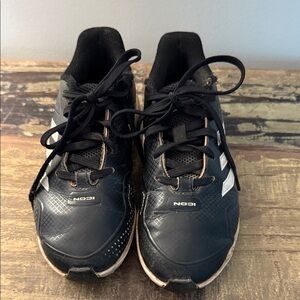 adidas Kids Sneakers in Black with White Accents